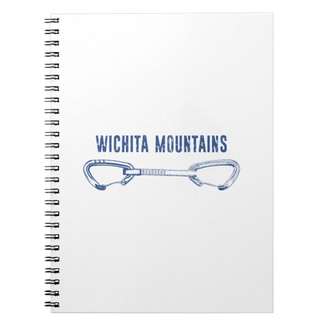 Cuaderno Montañas Wichita escalando rápido (Frente)