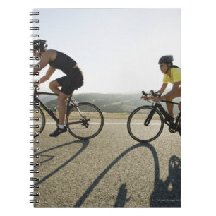 Cuaderno Montar a caballo del camino de los ciclistas en