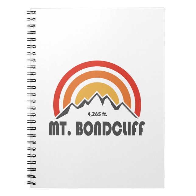Cuaderno Monte Bondcliff New Hampshire (Frente)