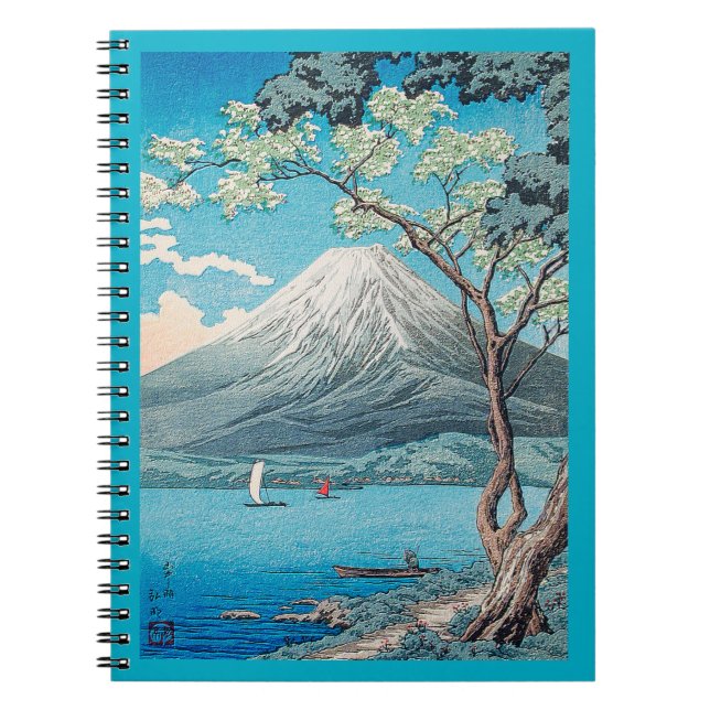 Cuaderno Monte Fuji del lago Yamanaka (Frente)