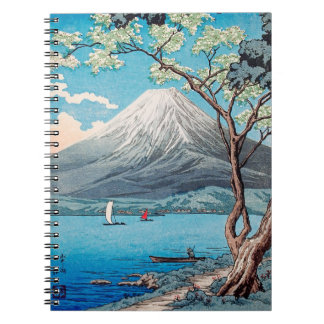 Cuaderno Monte Fuji desde el lago Yamanaka, Takahashi, japo