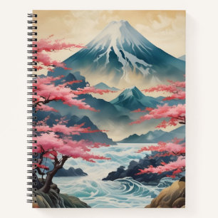 Cuaderno Monte Fuji y Sakura