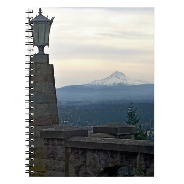Cuaderno Monte Hood de Rocky Butte, Portland, Oregón (Frente)