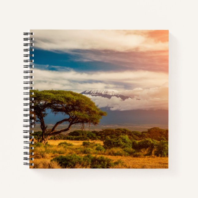 Cuaderno Monte Kilimanjaro | Amboseli (Kenya) (Anverso)