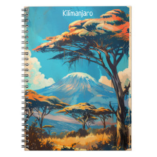 Cuaderno Monte Kilimanjaro Tanzania Viajes de época