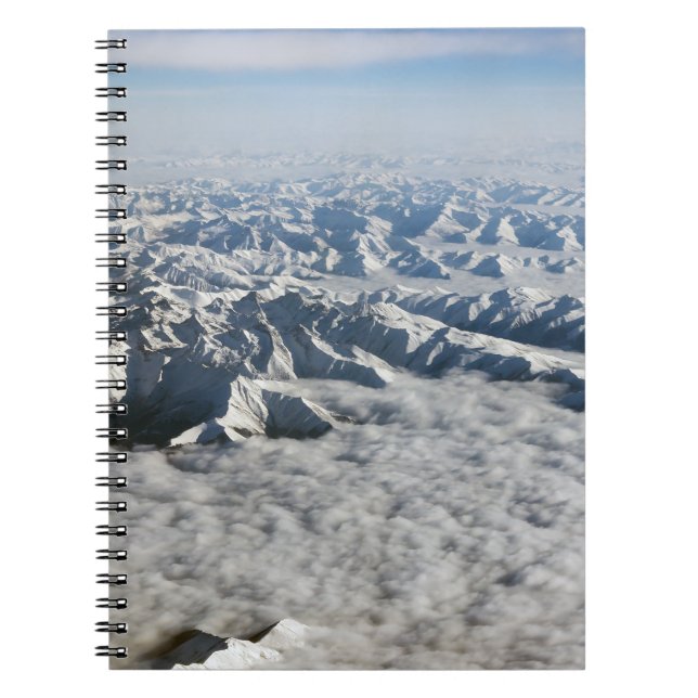 Cuaderno Montes de Himalaya bajo las nubes - Tíbet (Frente)