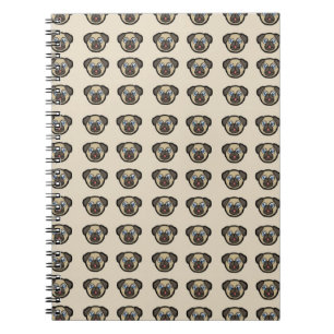 Cuaderno Montones de Pugs