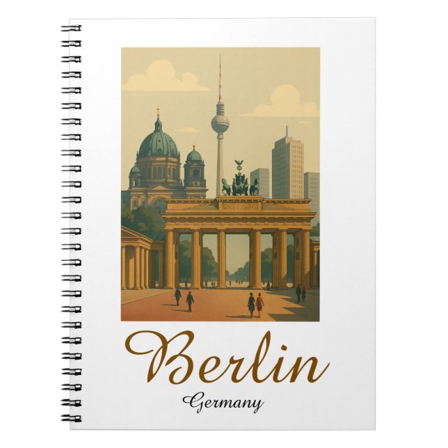 Cuaderno Monumento a la Alemania clásica de Berlín (Frente)