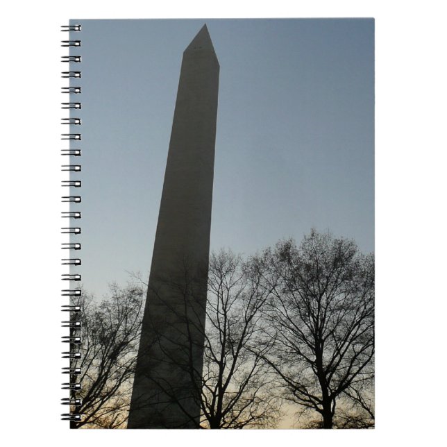 Cuaderno Monumento a Washington en el paisaje invernal II (Frente)