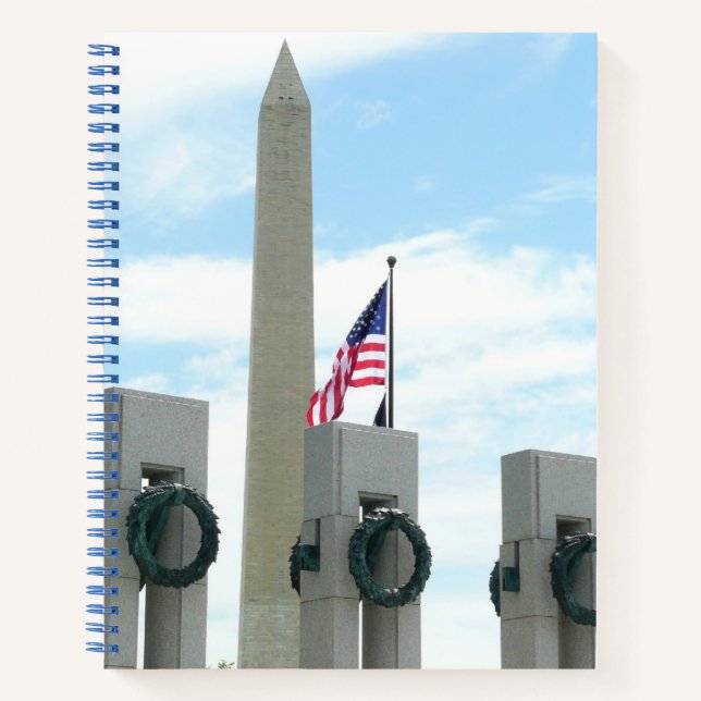 Cuaderno Monumento a Washington y Monumento a la Segunda Gu (Anverso)