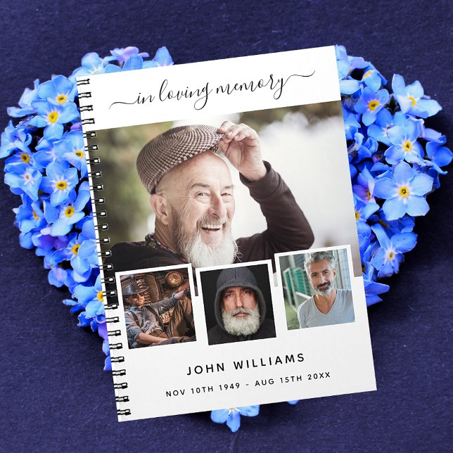 Cuaderno Monumento conmemorativo blanco de collage de fotog (Subido por el creador)