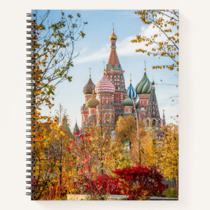 Cuaderno Monumentos Catedral de San Basil en Moscú