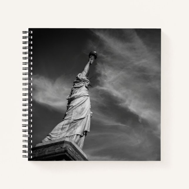 Cuaderno Monumentos | Estatua de Liberty Manhattan NYC (Anverso)