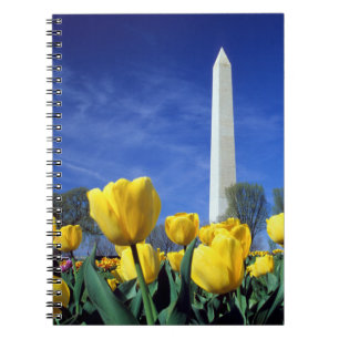 Cuaderno Monumentos Monumento a Washington en primavera