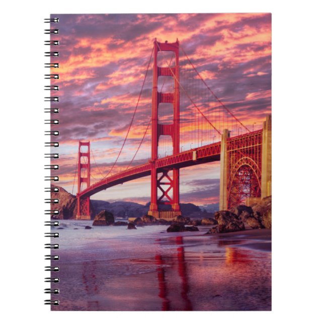 Cuaderno Monumentos | Puerta de Oro de San Francisco, CA (Frente)