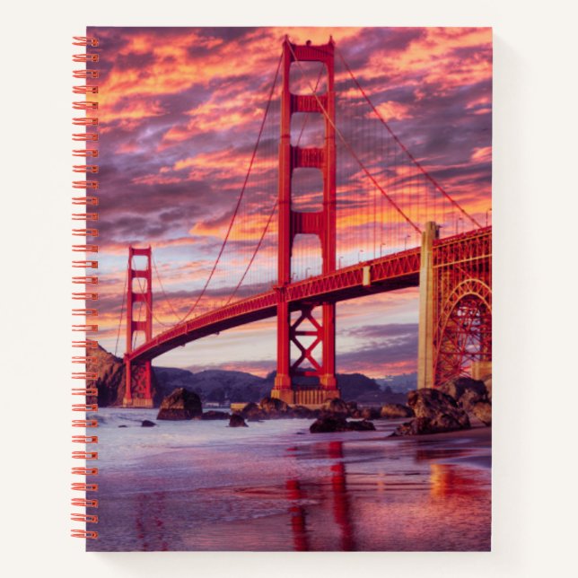 Cuaderno Monumentos | Puerta de Oro de San Francisco, CA (Anverso)
