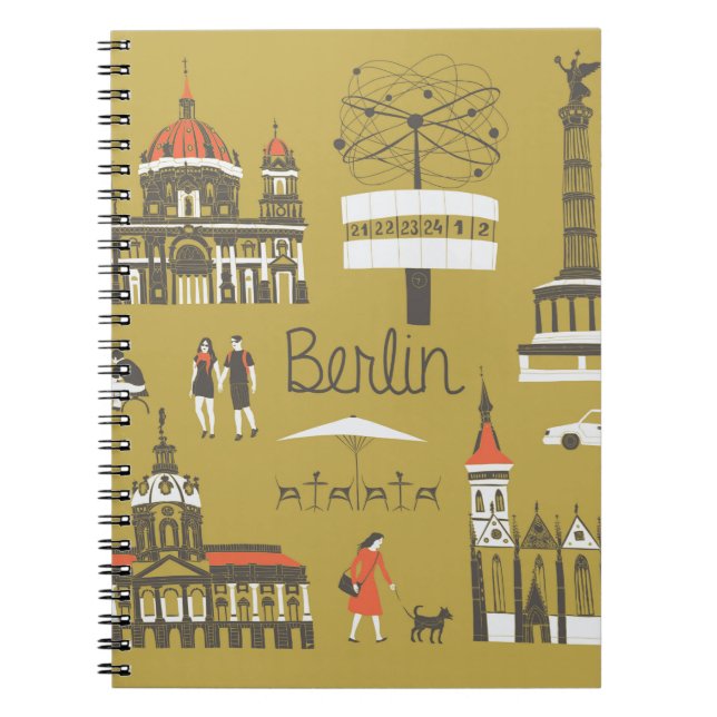 Cuaderno Monumentos y monumentos de Berlín (Frente)