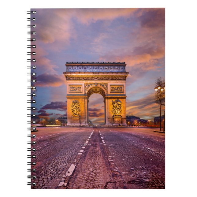 Cuaderno Monuments | Arc de Triomphe, Paris France (Frente)