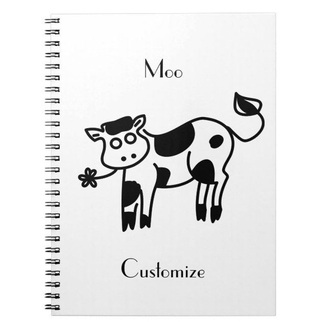 Cuaderno Moo Cow Thunder_Cove (Frente)