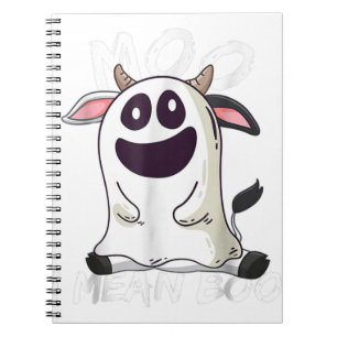 Cuaderno Moo de vaca fantasma media calabaza de bofetada lu