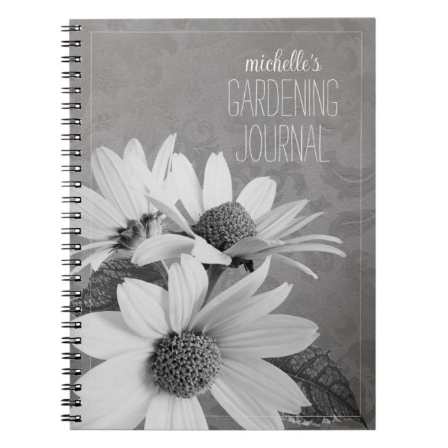 Cuaderno Moody Daisy Personalizado Diario de Jardín Nota Li (Frente)