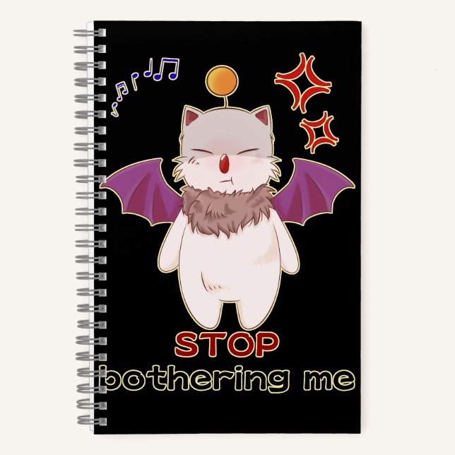 Cuaderno moogle from final fantasy (Anverso)