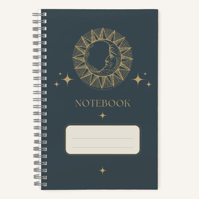 Cuaderno Moon and Stars Vieja tema (Anverso)