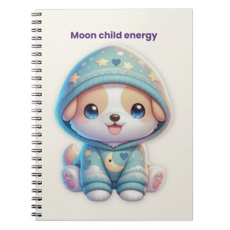 Cuaderno Moon Child Energy Dog Journal
