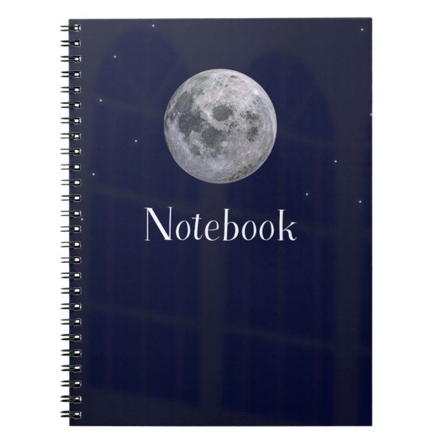 Cuaderno Moon design Notebook (Frente)