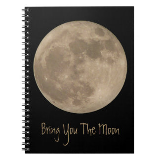 Cuaderno Moon Notebook Personalizado regalo del libro de la