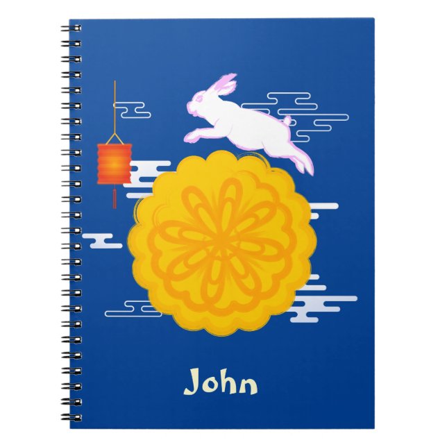 Cuaderno Moonakes Jumping Moon Rabbit, Festival de Mediados (Frente)