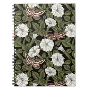 Cuaderno Moonflowers y esfinges