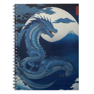 Cuaderno Moonlit Dragon of Fuji Notebook