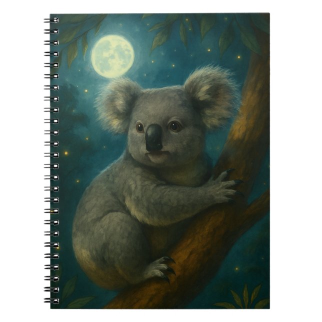 Cuaderno Moonlit Koala Perch (Frente)