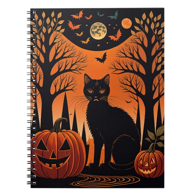 Cuaderno Moonlit Meow (Frente)