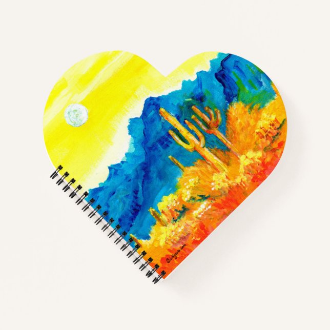 Cuaderno Moonrise Desert (Anverso)