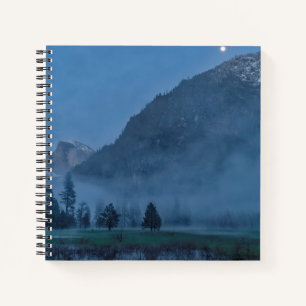 Cuaderno Moonrise & Mist Over Leidig Meadow