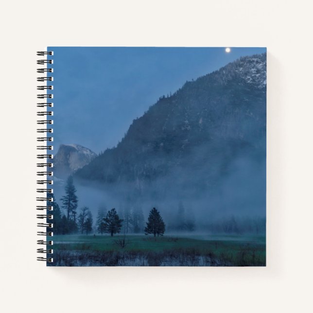Cuaderno Moonrise & Mist Over Leidig Meadow (Anverso)