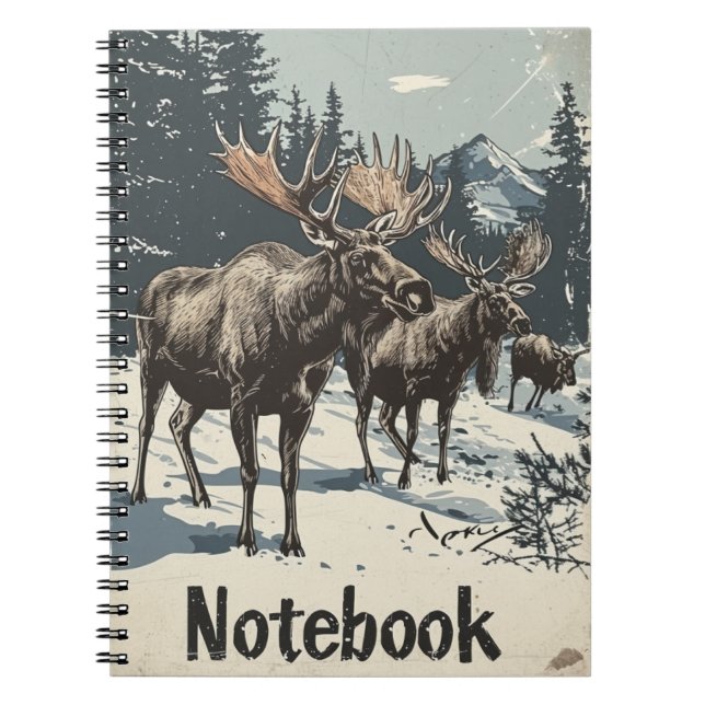 Cuaderno Moose vintage (Frente)