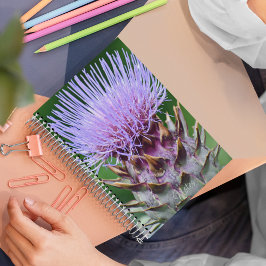 Cuaderno Morado Artichoke Thisthead Floral