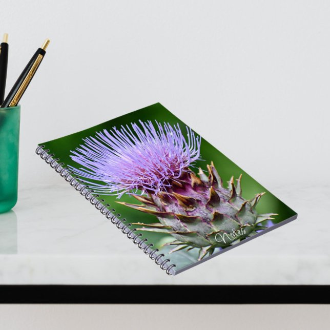 Cuaderno Morado Artichoke Thisthead Floral (In Situ)