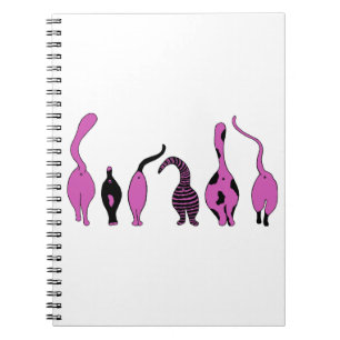 Cuaderno Morado de gatos