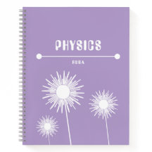 Cuaderno morado lindo