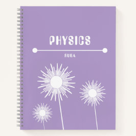 Cuaderno morado lindo