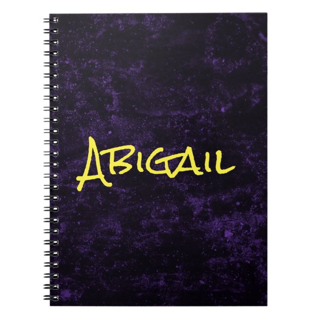 Cuaderno Morado moderno (Frente)