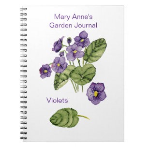 Cuaderno Morado violeta acuarela Color espiral de la foto p