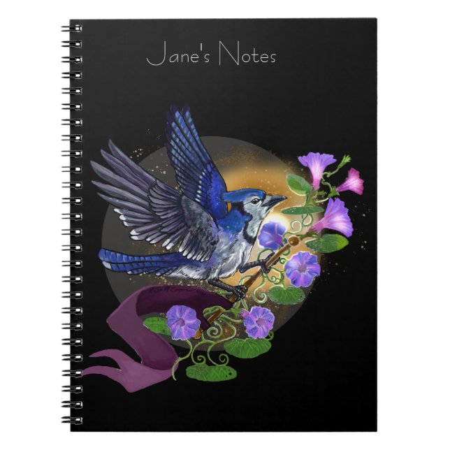 Cuaderno Morning Glory BlueJay (Frente)
