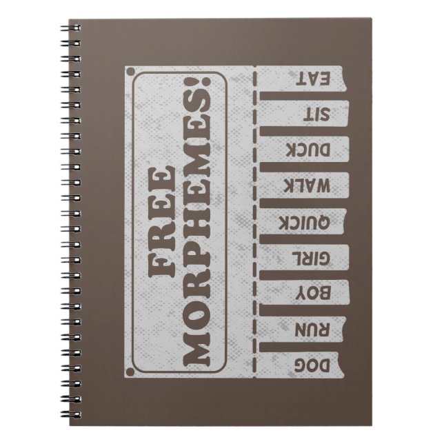 Cuaderno Morphemes gratis (Frente)