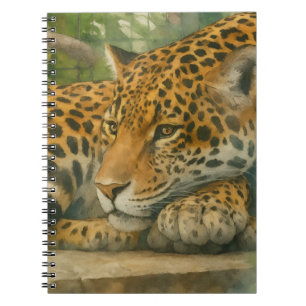 Cuaderno Mortalidad dorada - Leopardo en reposo