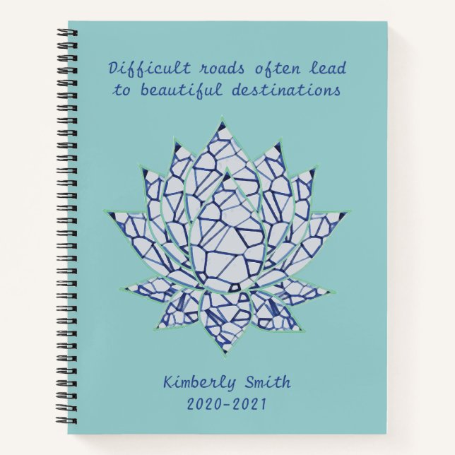 Cuaderno Mosaic Lotus Flower (Anverso)